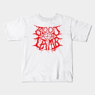 Blood of the Lamb (Red) Kids T-Shirt